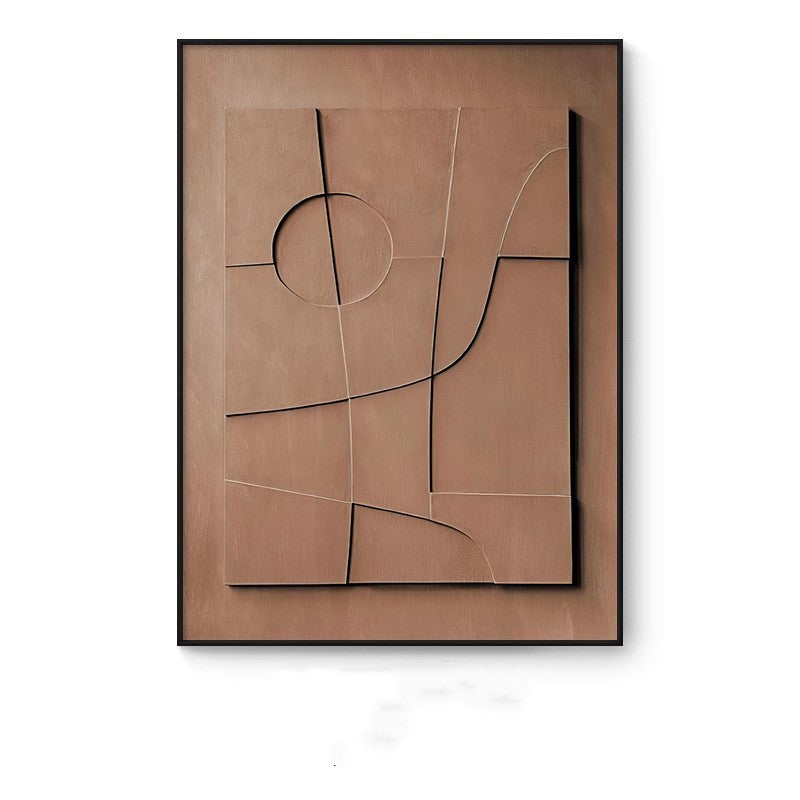 Wabi-sabi Abstract Art Geometric Modern Decorative Paintings