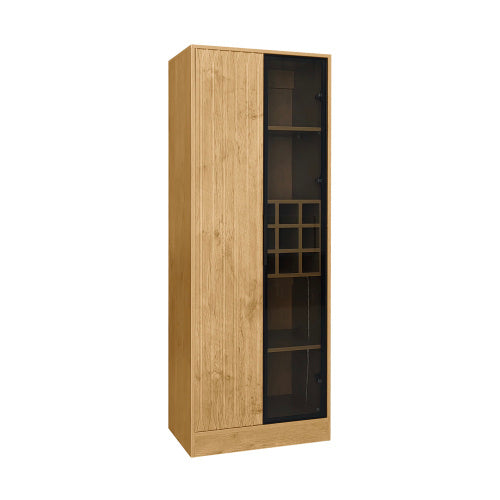 Wooden Storage Cabinet with Light