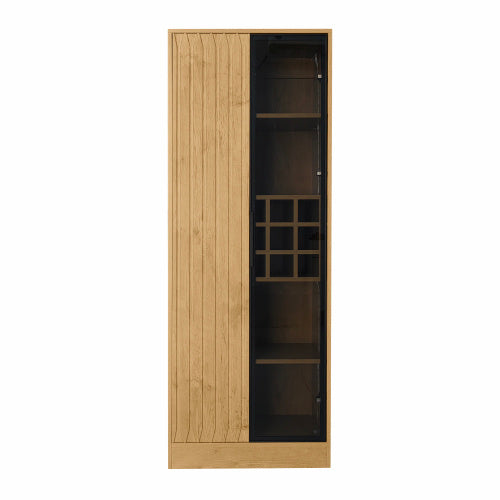 Wooden Storage Cabinet with Light