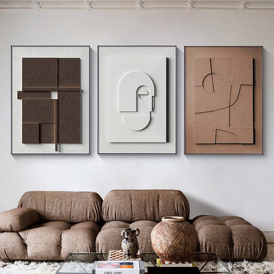 Wabi-sabi Abstract Art Geometric Modern Decorative Paintings