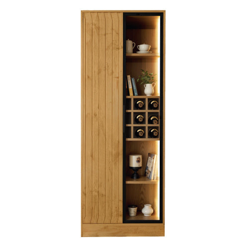 Wooden Storage Cabinet with Light